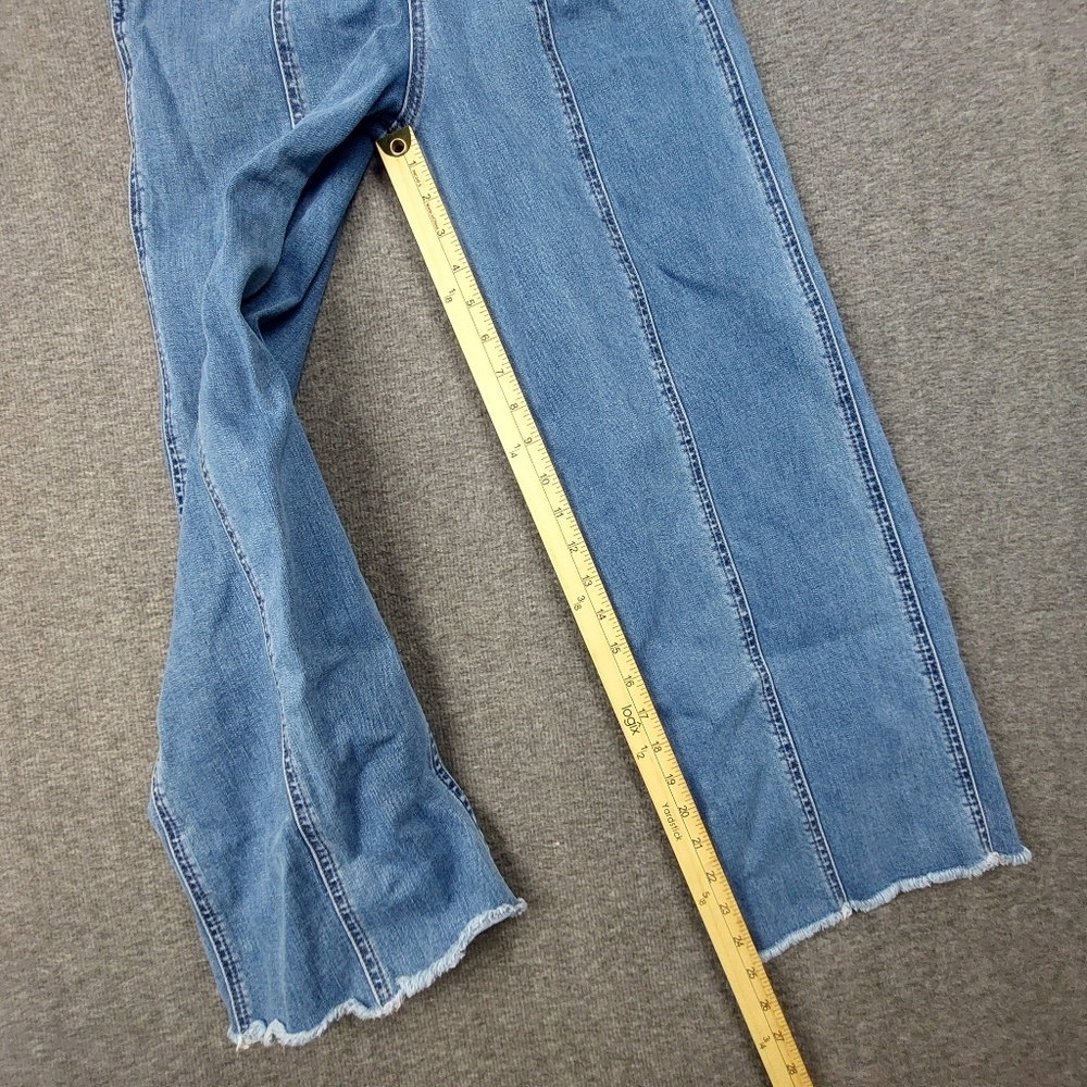 BILLABONG WRANGLER WOMENS BLUE JEAN DENIM WESTERN SUN OVERALLS PANTS SIZE 26 - Picture 6 of 11